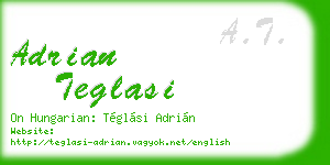 adrian teglasi business card